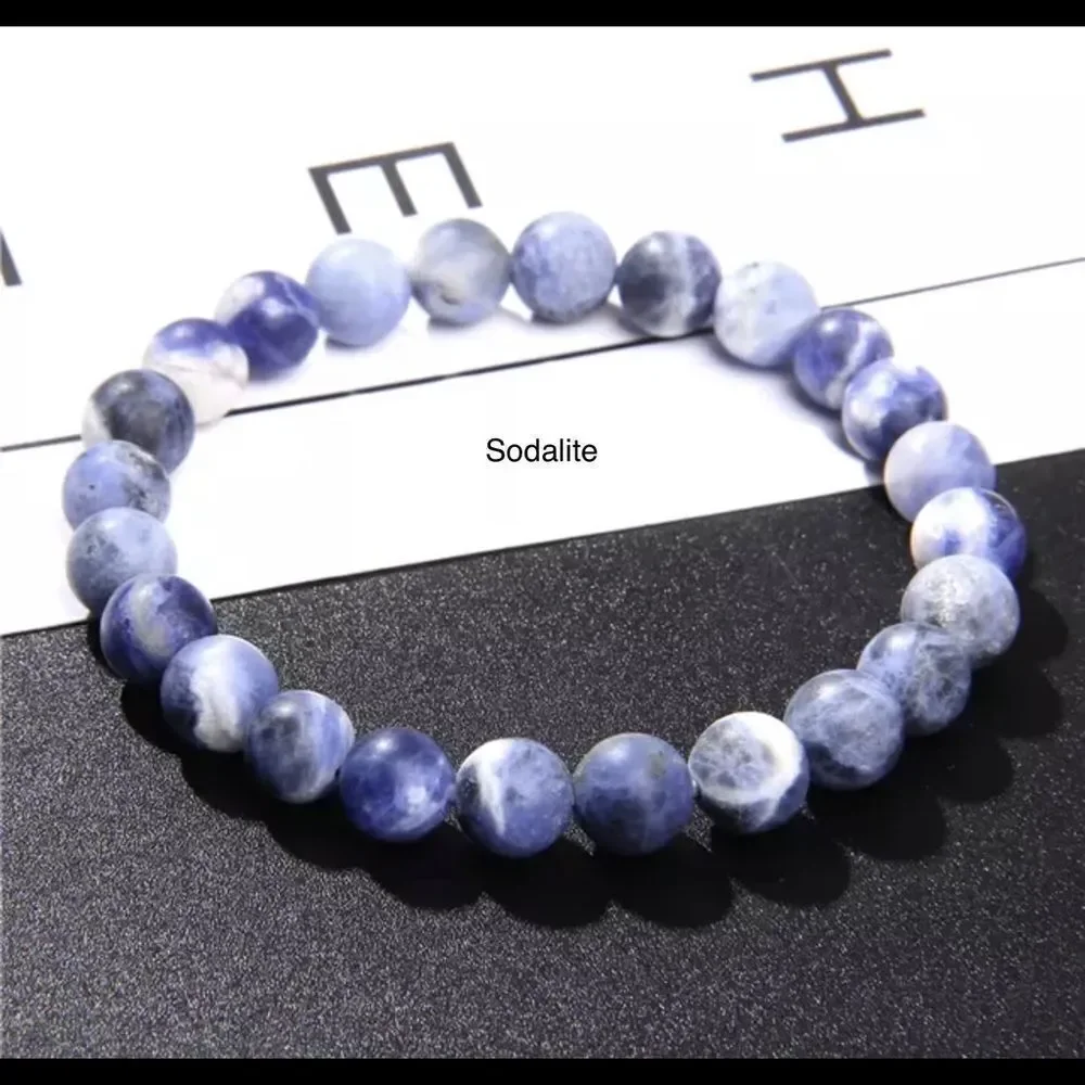 NATURAL STONE STRETCH BRACELETS‎